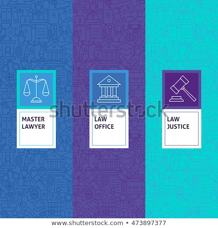 Crime And Justice Seamless Pattern Stok fotoğraf © Anna_leni