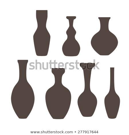 [[stock_photo]]: Vase Icon In Gray Colors