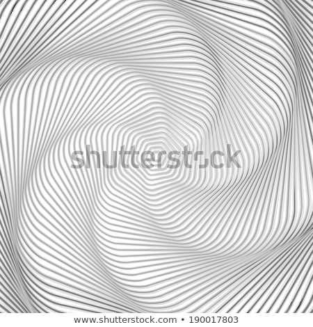 Foto stock: Abstract Striped Warped Hexagonal Optical Illusion