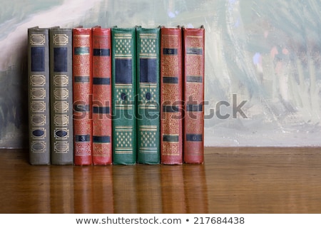 Stock photo: Richly Decorated Volumes Of Books With Gold Lettering