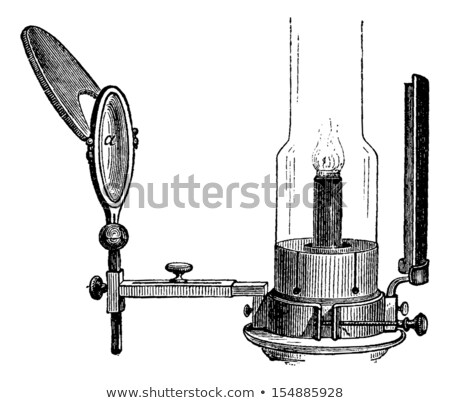 Zdjęcia stock: Portable Laryngoscope Vintage Engraving