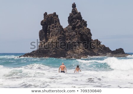 Stok fotoğraf: Beach Playa Benijo Tenerife Island Spain