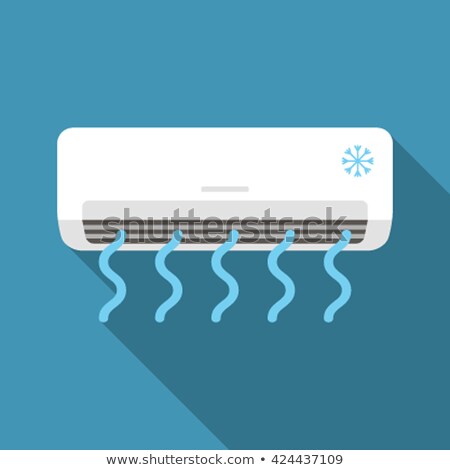 Foto stock: Air Conditioning Flat Icon