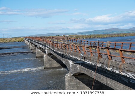 Foto stock: River Markarfljot On Iceland