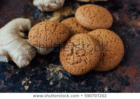 Stock photo: Oat Snap Cookies