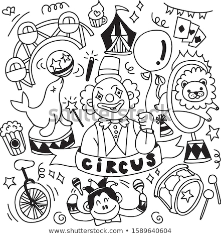 Stock photo: Cartoon Vector Doodles Art And Design Illustration