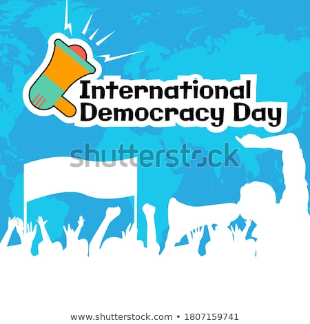 ストックフォト: International Day Of Democracy Illustration Vector