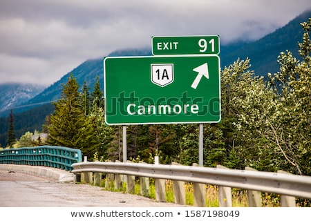 Stock photo: Alberta Highway Sign