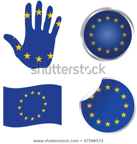 Foto d'archivio: Eu Eurpean Union Flag