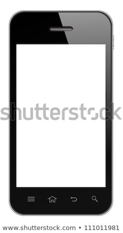 Foto stock: Isolated Shining Smartphone Vector Eps10