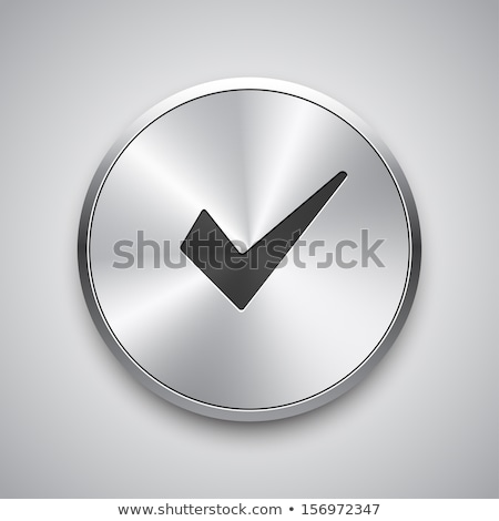 ストックフォト: Shield Sign Red Vector Icon Button