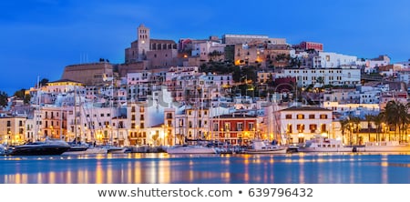 Сток-фото: View Of Ibiza Town