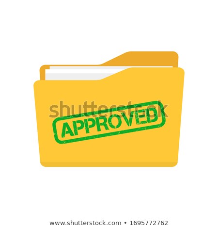 Stock photo: Passed Concept With Word On Folder