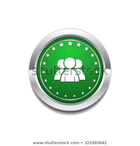 Foto stock: User Circular Vector Greenweb Icon Button