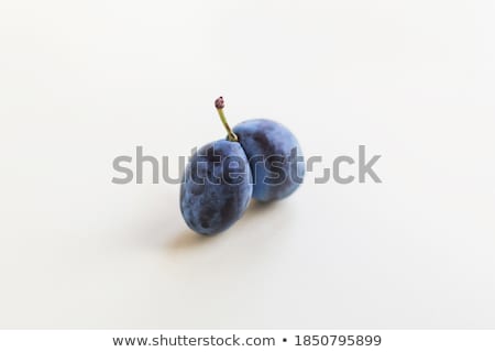 Foto stock: Ugly Plums Abnormal Organic Fruit