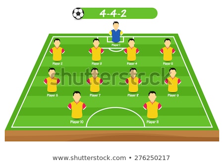 Foto stock: Four Four Two Formation