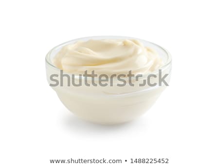 Foto stock: Bowl Of Mayonnaise