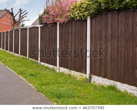 Stock photo: Wooden Fencing Panels