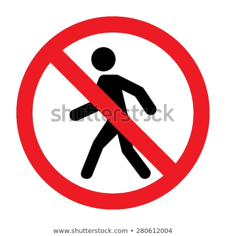 Stok fotoğraf: Dont Walk Sign