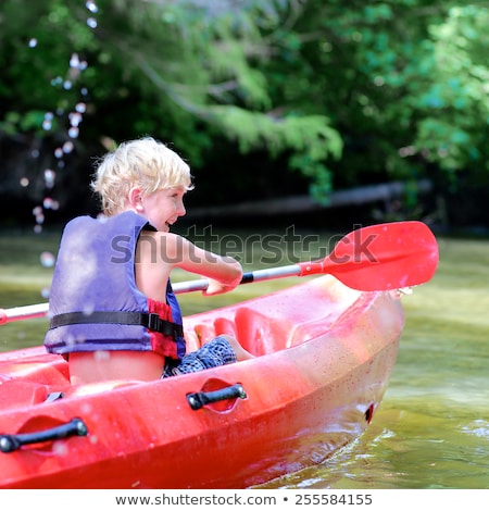 Сток-фото: Teenage Boys Kayaking