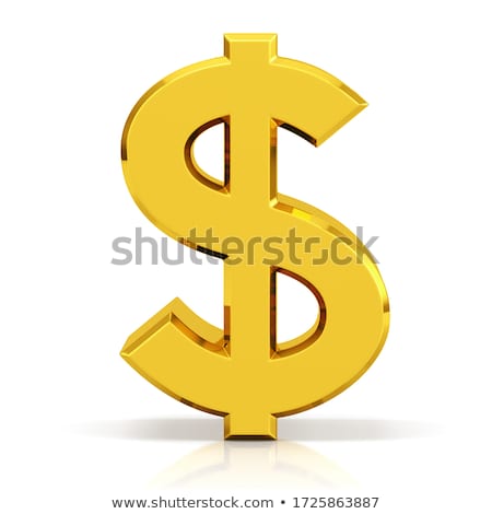 [[stock_photo]]: Igne · de · dollar · or · isolé