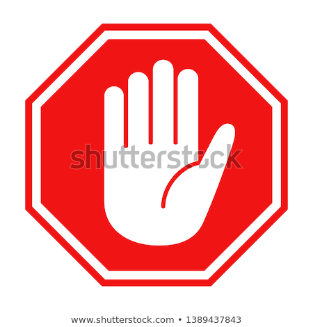 Stockfoto: Stop Sign Icon