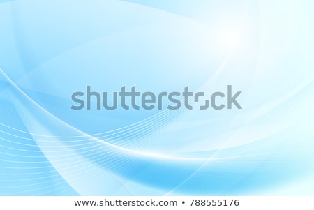 Stock foto: Abstract Vector Background Blue Wavy