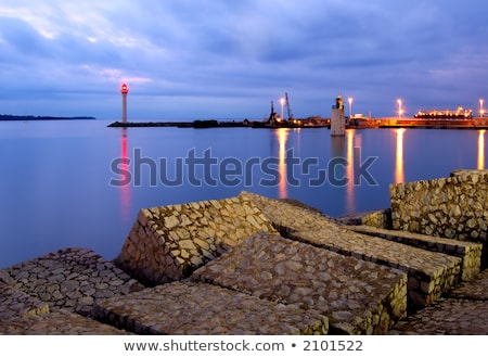 Foto stock: Ntrada · del · puerto · de · Cannes · Francia