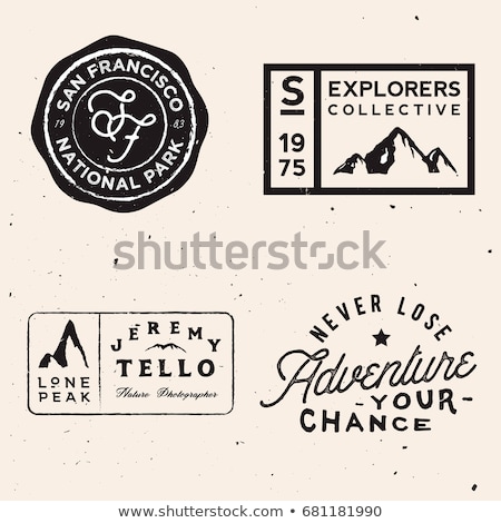 Stock foto: Outdoor Expedition Typography