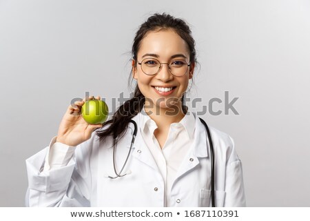 Stockfoto: Apple A Day Keeps The Doc Away