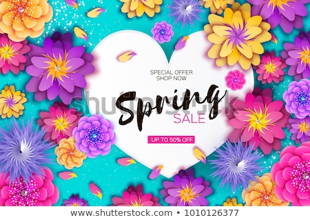 [[stock_photo]]: Origami Flower With Foliage And Petals Vector