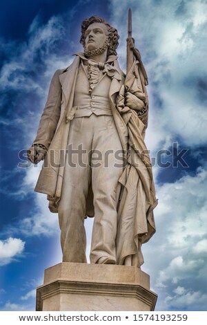 Foto stock: Sculpture Of Italian Patriot Ciro Menotti In Modena Italy