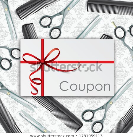 [[stock_photo]]: Scissors Comb Ornaments Wallpaper Coupon
