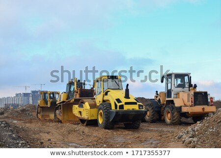 Foto stock: Bulldozer Machinery
