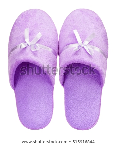 Stockfoto: A Pair Of Purple Slippers