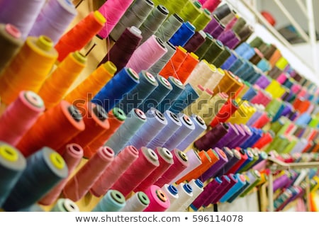 Stock fotó: Silk Textile Industry Background