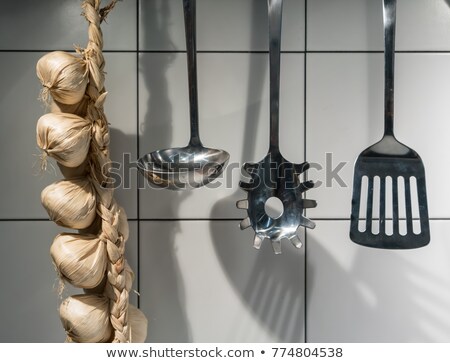 Stock foto: Stainless Steel Kitchen Spatula