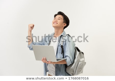 Stock fotó: Asian College Student