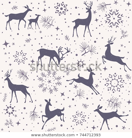 Stockfoto: Christmas Snowflake Seamless Pattern Eps 10