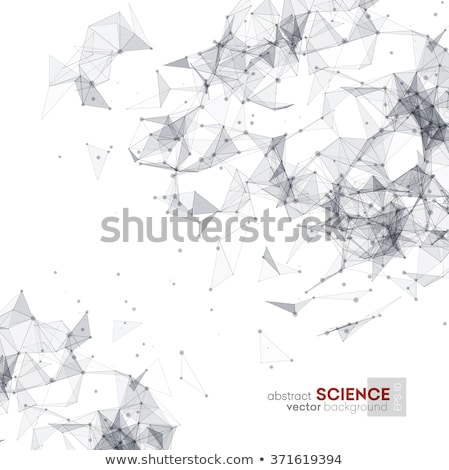 Foto d'archivio: Wireframe Mesh Polygonal Background