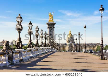 Сток-фото: Bridge Of Alexandre Iii Paris France