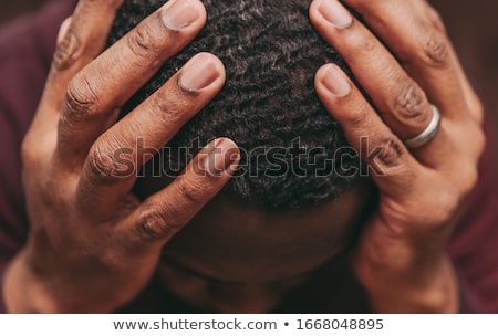 Stockfoto: Unhappy Young Man Suffering From Headache