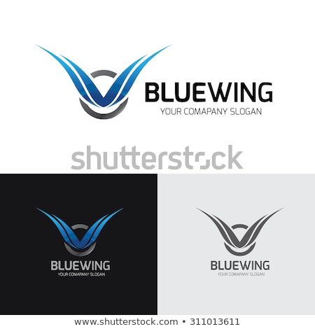 Stockfoto: Blue Glossy Eagle