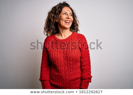 Foto stock: Woman Looking To The Side