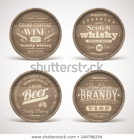 Stockfoto: Wine Barrels In An Aging Process