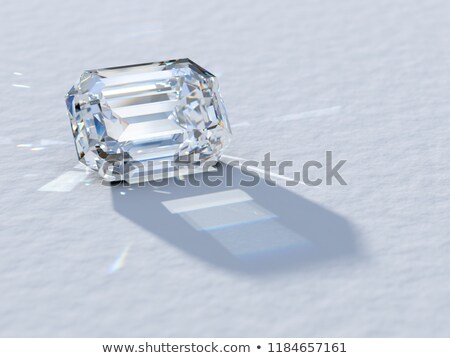 Stok fotoğraf: Emerald Cut Diamond