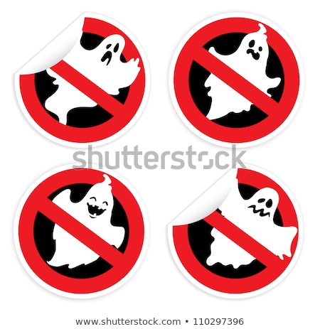 Foto stock: Etener · la · señal · de · fantasma · de · Halloween