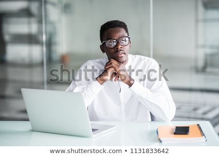 Stockfoto: Portrait Of A Busy Businessman