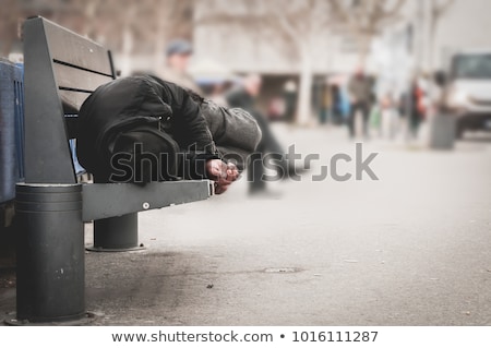 Foto stock: Homeless