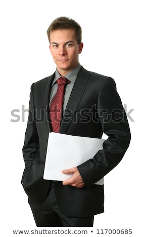 Stock foto: Businessman In Formal Attire Isolated On White